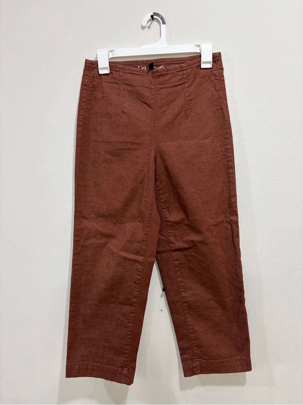 DG2 by Diane Gilman Rust Cropped Ankle Jeans